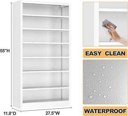6-Tier Adjustable Steel Garage Storage Shelf - Image 3