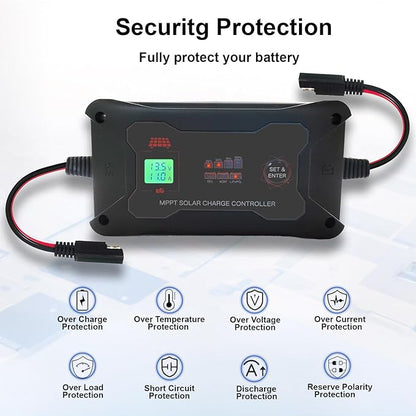 20A 12V/24V Portable MPPT Solar Charge Controller - Image 5