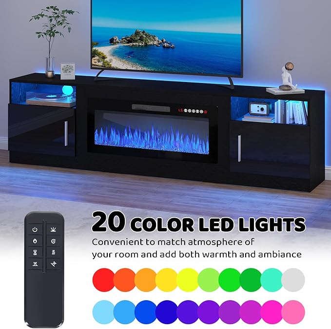 Lemberi Fireplace tv Stand - Image 4
