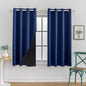 Anytime 100% Blackout Curtain 2 Panels Set, Thermal Insulated Window Drapes by Anytime