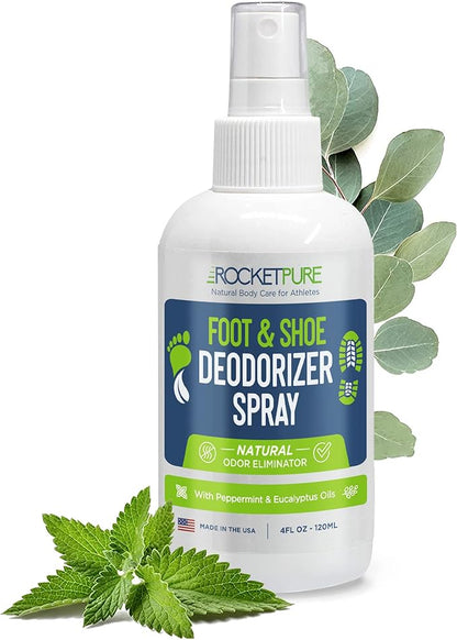 Rocket Pure Natural Foot and Shoe Deodorizer Spray, Deodorant and Odor - Image 9