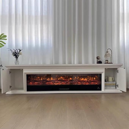 Freestanding Electric Fireplace Heater by Aihm-Lon