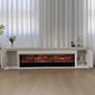 Freestanding Electric Fireplace Heater by Aihm-Lon