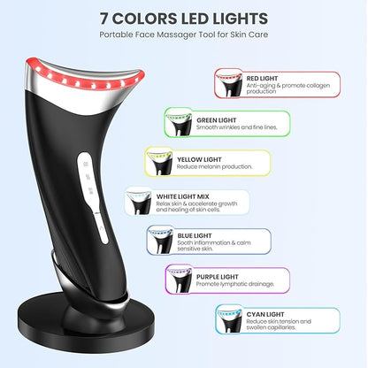 7-in-1 LED Neck Beauty Device, Facial Sculpting Tool of Face Lifting Device - Image 4