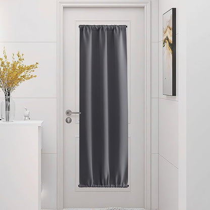NICETOWN 1 Panel Door Curtain Privacy Thermal Insulated Noise Reducing Blackout - Image 6