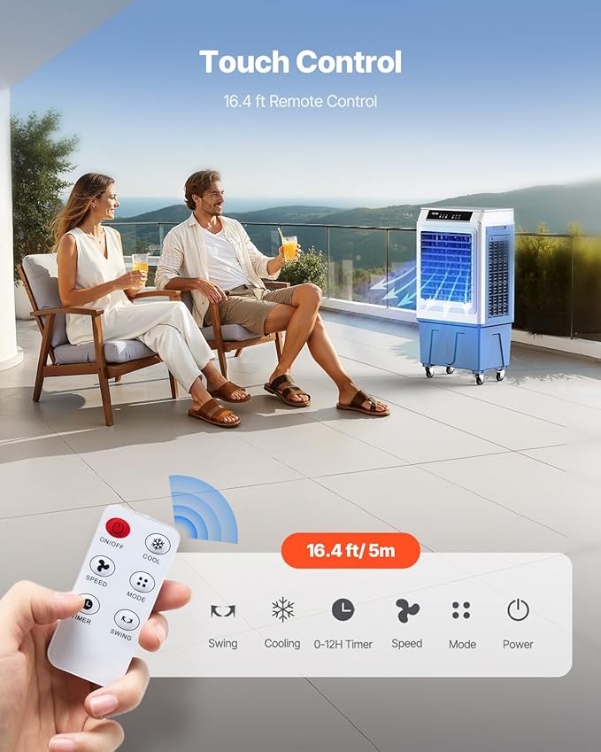 VEVOR Evaporative Air Cooler, 3100 CFM - Image 5