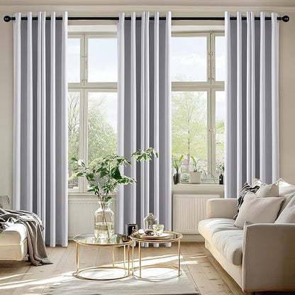 MIULEE Blackout Curtains for Bedroom Living Room 84 Inches Long 2 Panels - Image 6