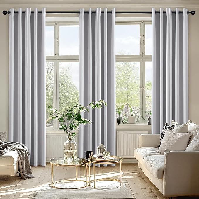 MIULEE Blackout Curtains for Bedroom Living Room 72 Inches Long 2 Panels - Image 6