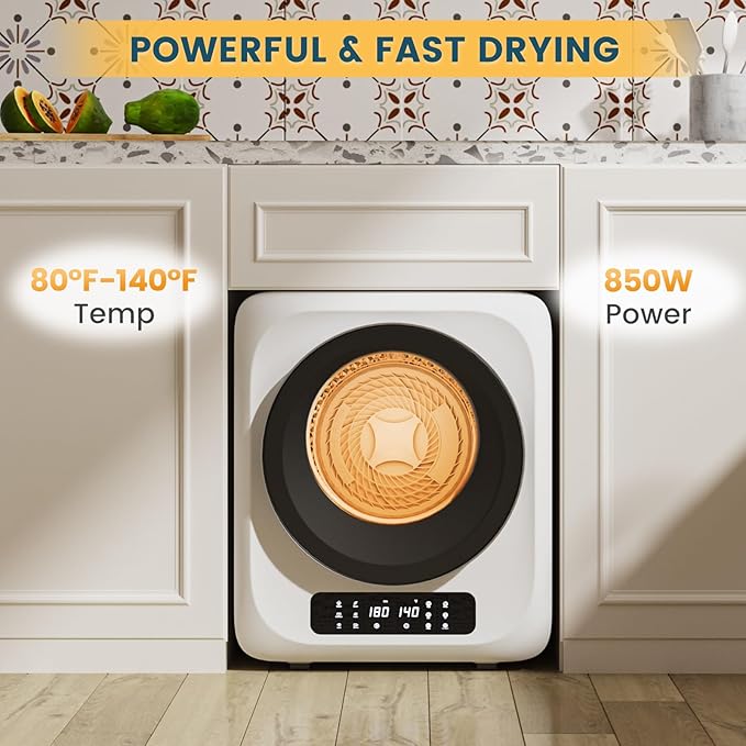 Zynkez 12Lbs Portable Clothes Dryer, 120V 850W Electric Compact Laundry Dryer - Image 5