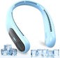 Portable Neck Fan, Personal Wearable Bladeless Fan, LED Display, 6000mAh USB by Unknown