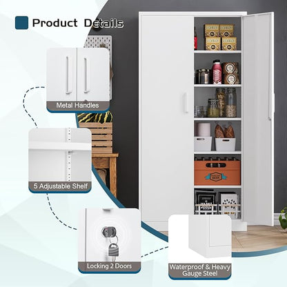 MIIIKO Metal Storage Cabinet - Image 3