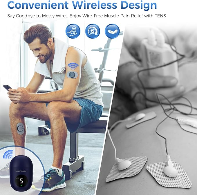 KingPavonini Wireless TENS Unit, Muscle Stimulator - Image 2