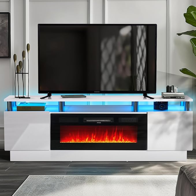 oneinmil Fireplace TV Stand by oneinmil