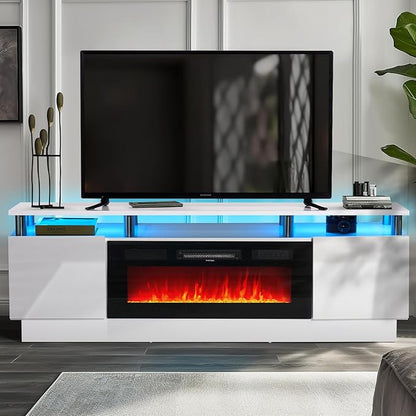 oneinmil Fireplace TV Stand by oneinmil