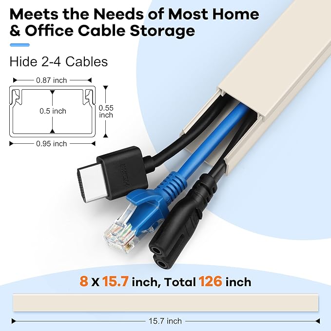 126in Cord Hider Kit, Wire Hiders - Image 2