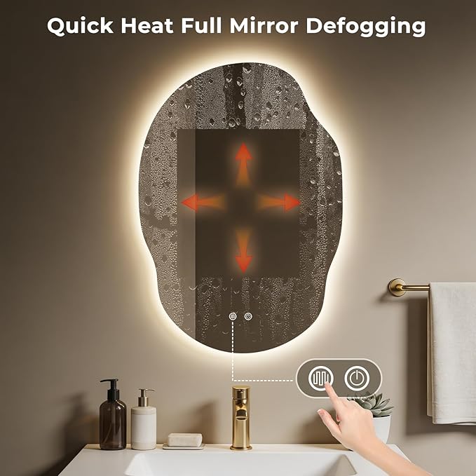 Asymmetrical Bathroom Mirror - Image 7