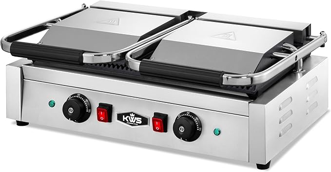 KWS CPM-23 3400W Electric Panini Press Maker - Image 2