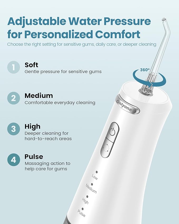 Onlyone Rechargeable Cordless Water Flosser - Image 3