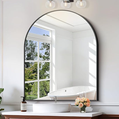 CIRCUMI Arched Wall Mirror, Metal Frame, Large Size - Image 2