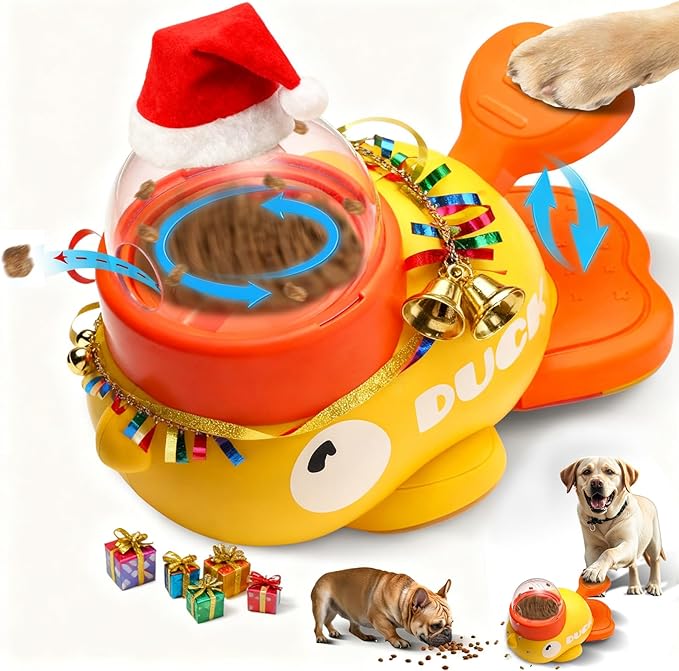 Interactive Dog Toys Food Puzzle Slow Feeder, Cat Treat Dispenser Toy - Image 8