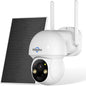 Hiseeu Solar Wireless Security Camera Outdoor, 2.4G & 5G WiFi, Color Night by Hiseeu