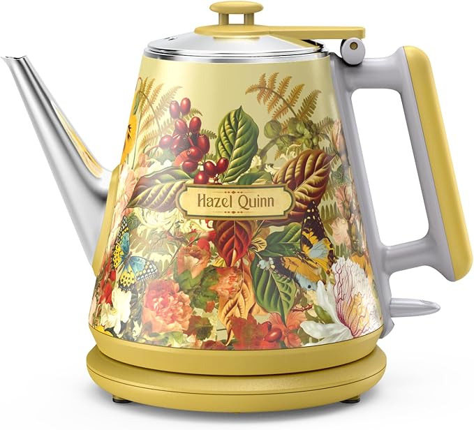 Hazel Quinn Retro X Eduardo Recife Collaboration Electric Kettle- 1 Litres / 34 by HazelQuinn