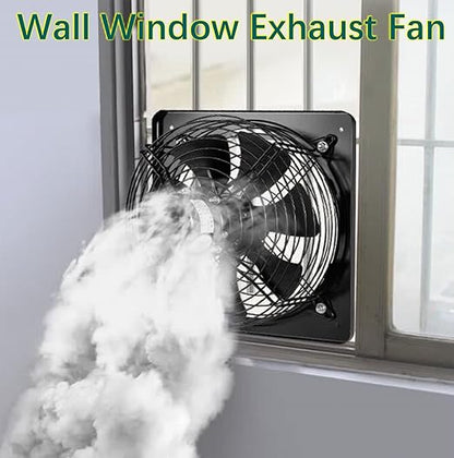 12 Inch Window Exhaust Wall Mounted Ventilation Basement Extractor Industrial - Image 4