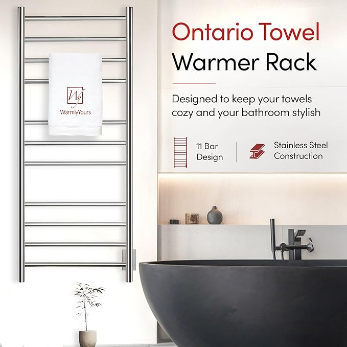 WarmlyYours Heated Towel Rack - Image 2