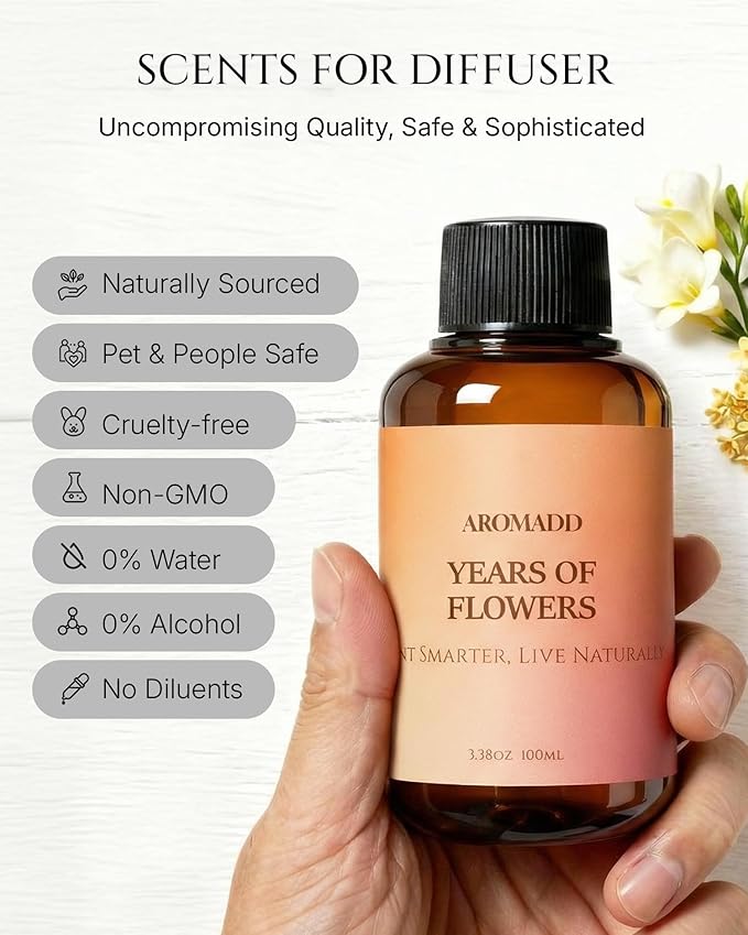 Aromadd Years of Flowers Diffuser Oil Inspired by Luxury Hotel Scent, Essential - Image 3