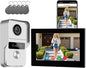 KeonBell 2 Wired Video Intercom System, 7 Inches Video Doorbell Camera by Unknown