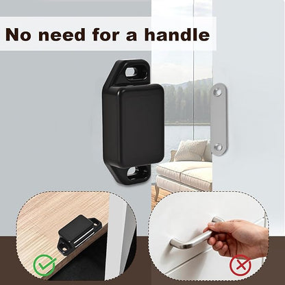24 Pack Magnetic Push Latch, Heavy Duty Magnetic Touch Latch, - Image 4