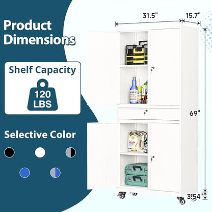 MIIIKO Metal Storage Cabinet - Image 3