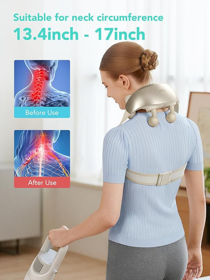 SKG Neck Massager for Pain Relief Deep Tissue Shiatsu Neck and Shoulder - Image 7