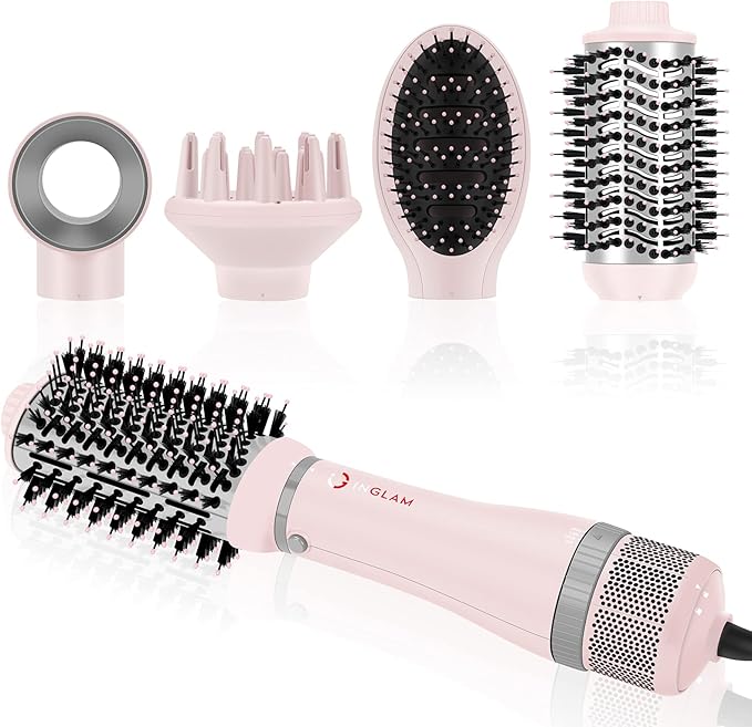 IG INGLAM 4 in 1 Blowout Hair Dryer Brush Set by INGLAM