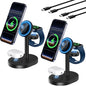 2 Pack Hevanto 2026 3 in 1 Wireless Charging Station by Hevanto