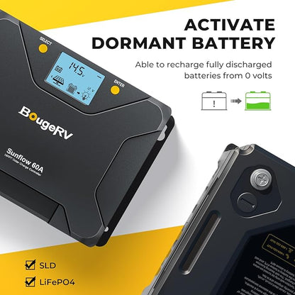 BougeRV Sunflow MPPT Solar Charge Controller 60A, w/Low-Temp Cut-Off, APP - Image 3