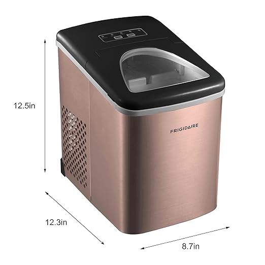 Frigidaire EFIC117-SSCOPPER-COM Stainless Steel Ice Maker, 26lb per Day - Image 5