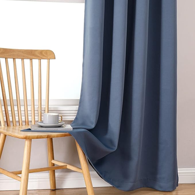 ChrisDowa 100% Blackout Curtains 108 inch Long - Image 7