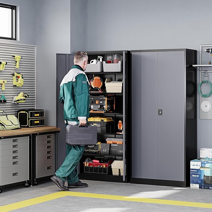 Letaya Metal Garage Storage Cabinets - Image 4