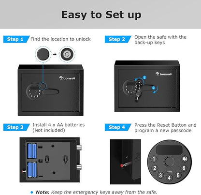 Bonsaii Safe, 0.6 Cubic Safe Box - Image 5