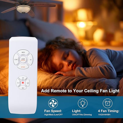 LPHUMEX Ceiling Fan Light Remote Control Kit - Image 3