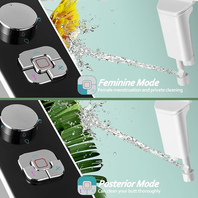 SAMODRA Bidet Attachment, Non-Electric Cold Water Bidet Toilet Seat Attachment - Image 2