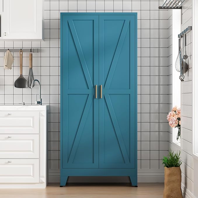 COFaR Home Farmhouse Storage Cabinet - Image 2