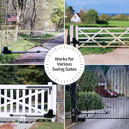 TOPENS AT6131 Single Swing Gate Opener Medium Duty Automatic Gate Motor - Image 7