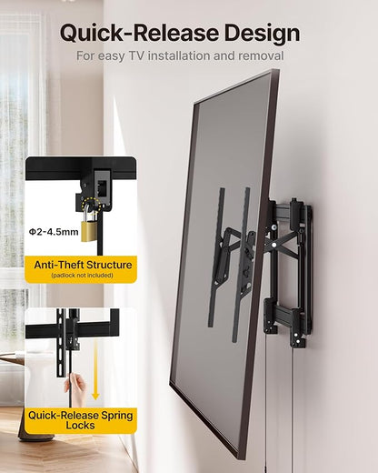 monTEK Heavy Duty Tilting TV Wall Mount Barckt - Image 7