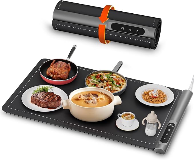 Upgrade Graphene Warming Mat for Food, Food Warming Mat for Countertop by Unknown