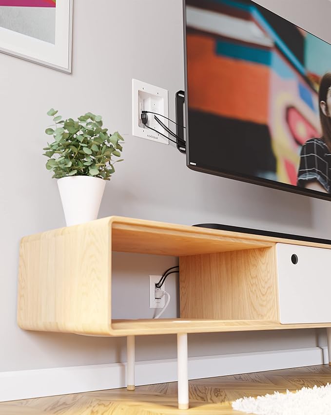 ECHOGEAR TV Cord Hider for Wall Mounted TV - Image 9