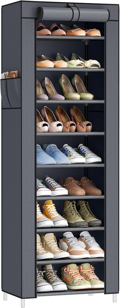 SONGMICS 10-Tier Shoe Rack, Shoe Storage Cabinet by SONGMICSbySONGMICSHOME