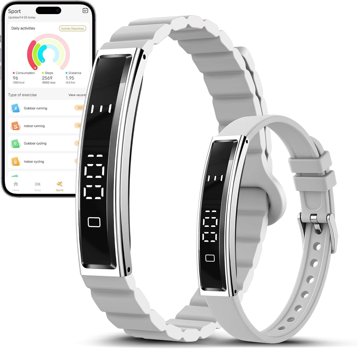 smart bracelet for women & men, health activity, main product view