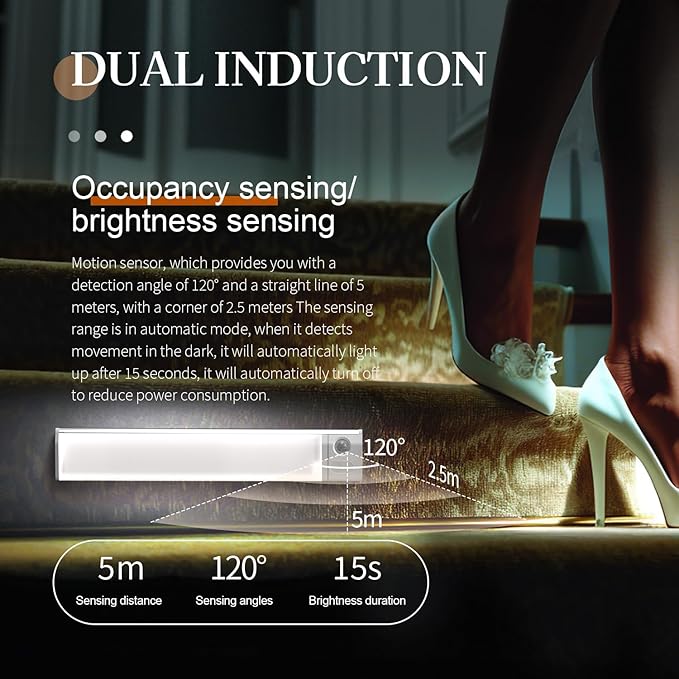 ZSYZDL Under Cabinet Lights, Motion Sensor Light Indoor, Motion Sensor Night - Image 4